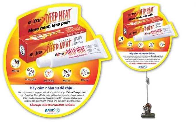 Wobbler Là Gì? Cấu Tạo, Kích Thước & Cách Thiết Kế 1 Wobbler quảng cáo gắn tại kệ bán hàng