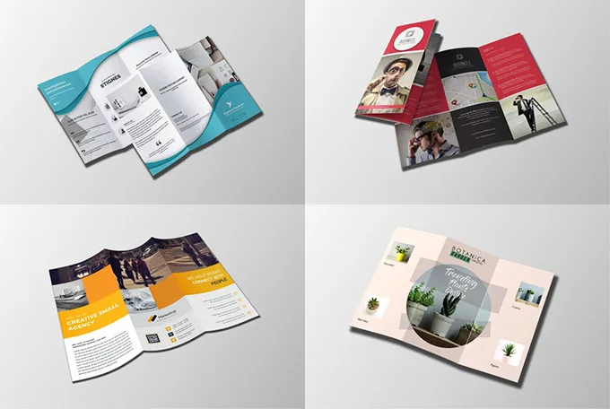 Các dạng brochure gấp phổ biến