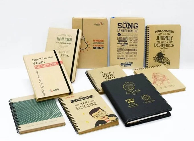 In Sổ Tay Theo Yêu Cầu: Kích Thước, Ruột & Đóng Cuốn 1 Mẫu sổ tay in theo yêu cầu