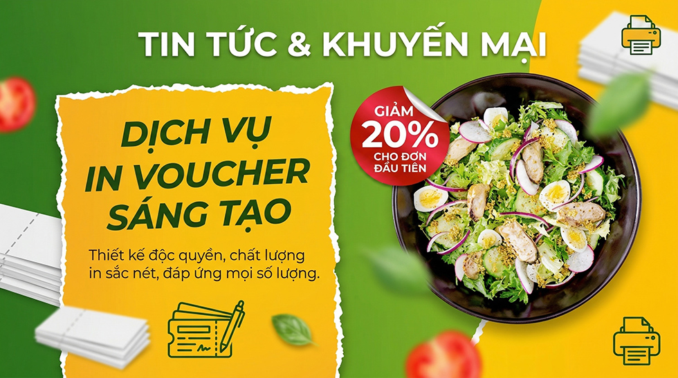 Dịch vụ in voucher siêu tốc: Trợ giá 30%, bao giá gốc