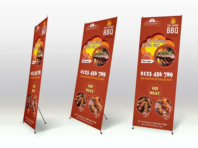Kích Thước Standee Phổ Biến: Cách Chọn Theo Không Gian 1 Các loại và kích thước standee phổ biến
