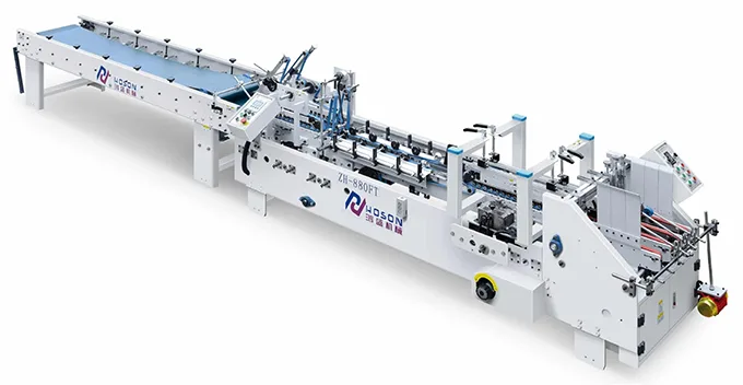 Máy dán hộp tự động trong dây chuyền gia công