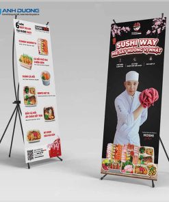 Báo giá in Standee X - Bảng giá chi tiết và dịch vụ in standee chuyên nghiệp