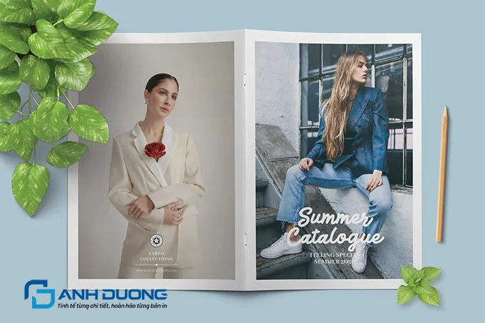 Mẫu catalogue thời trang dạng lookbook