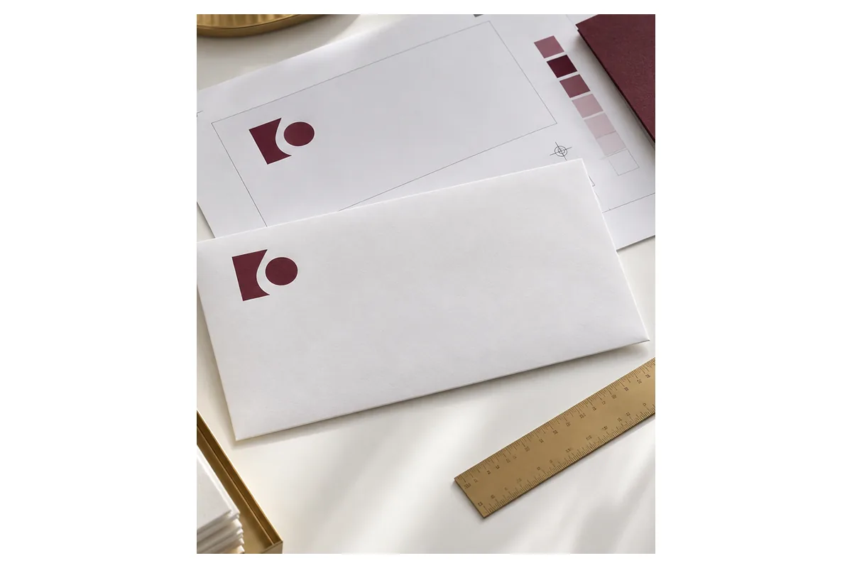 Thiết Kế Mẫu Phong Bì Bằng Word: Kích Thước & Cách Làm 3 Bước 3: Chèn logo và định dạng chữ – ảnh chụp sản phẩm minh họa