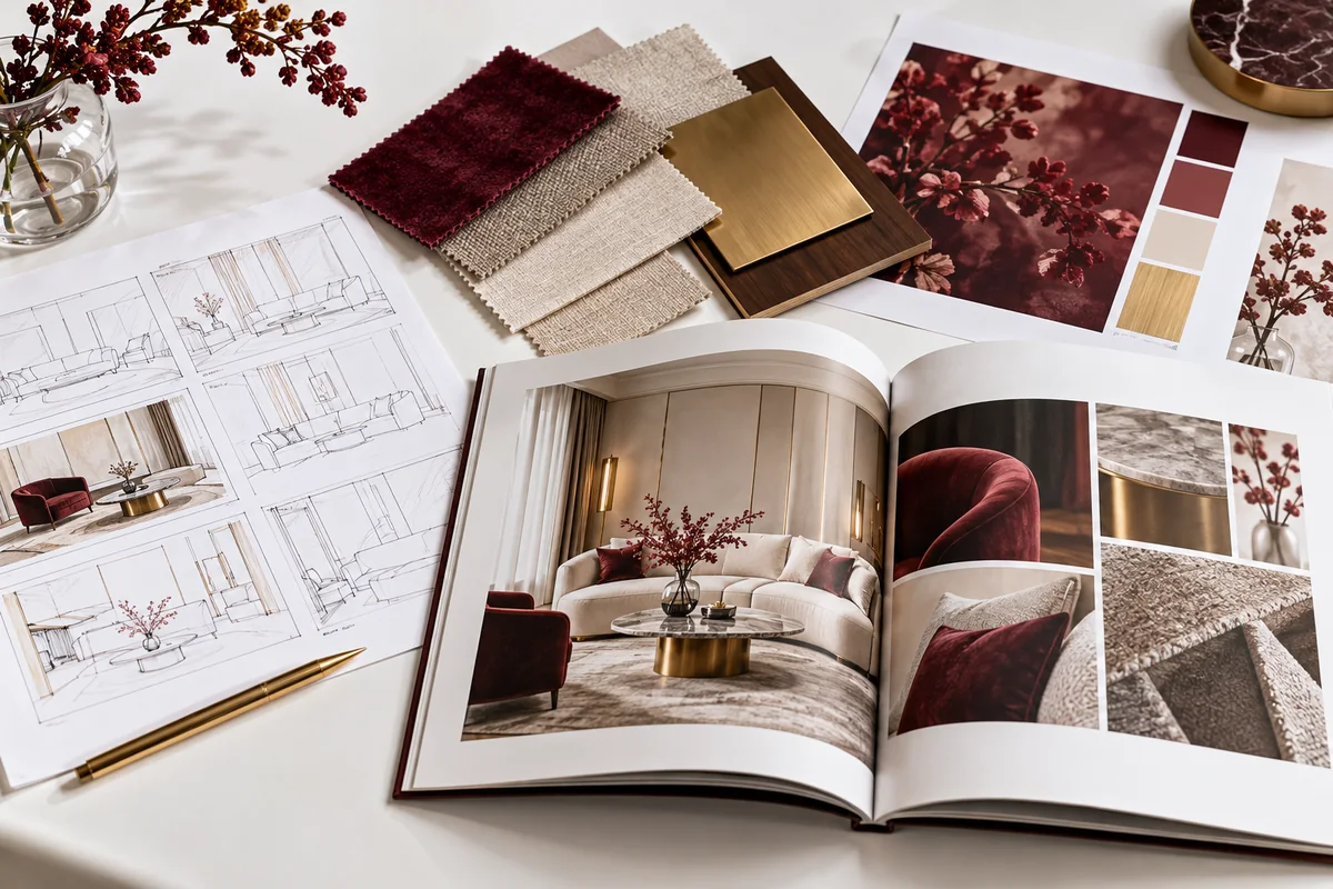 Quy trình thiết kế catalogue – ảnh chụp sản phẩm minh họa