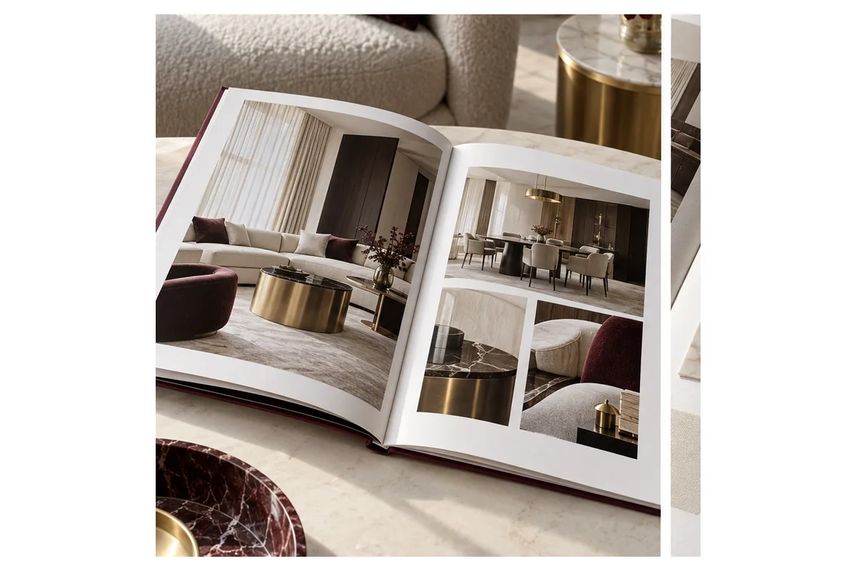 Xác định cấu trúc trước khi thiết kế – ảnh chụp catalogue minh họa