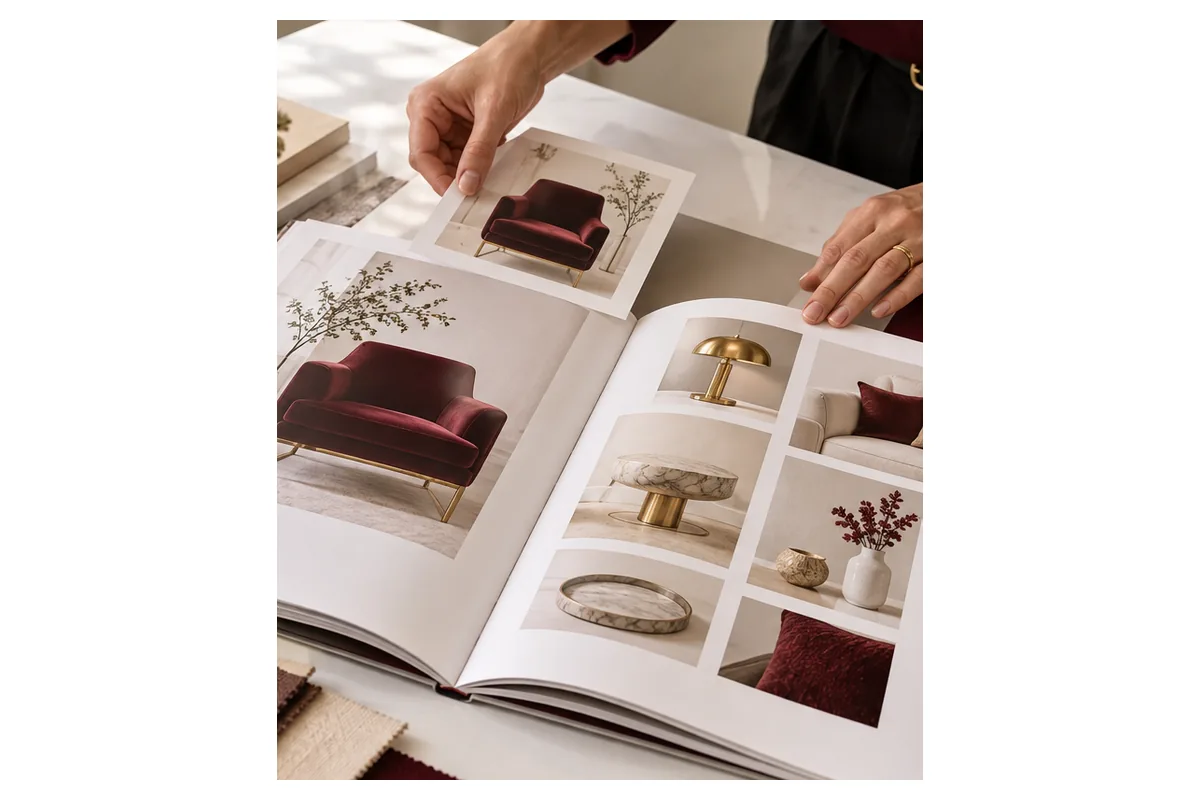 Catalogue Đẹp Nhưng Kém Hiệu Quả: Nguyên Nhân & Cách Sửa 2 Dấu hiệu catalogue chưa hiệu quả – ảnh chụp catalogue minh họa