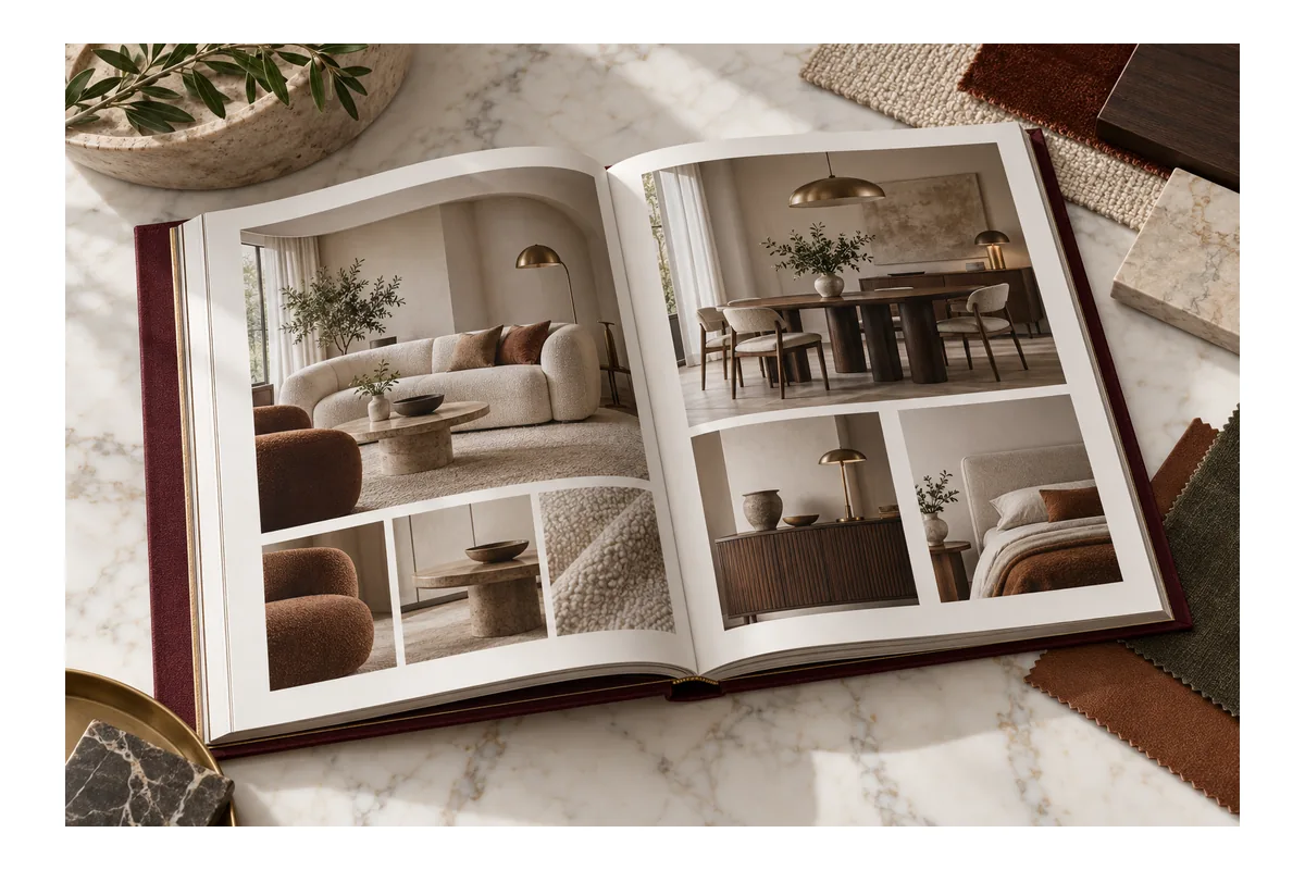 Catalogue Nội Thất: Cấu Trúc, Hình Ảnh & Cách Đặt In