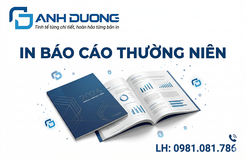 In Báo Cáo Thường Niên số lượng ít lấy gấp tại Hà Nội