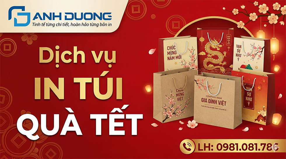 Dịch vụ in túi quà Tết