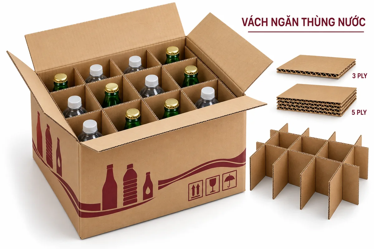 Có cần vách ngăn bên trong không? – ảnh chụp thực tế