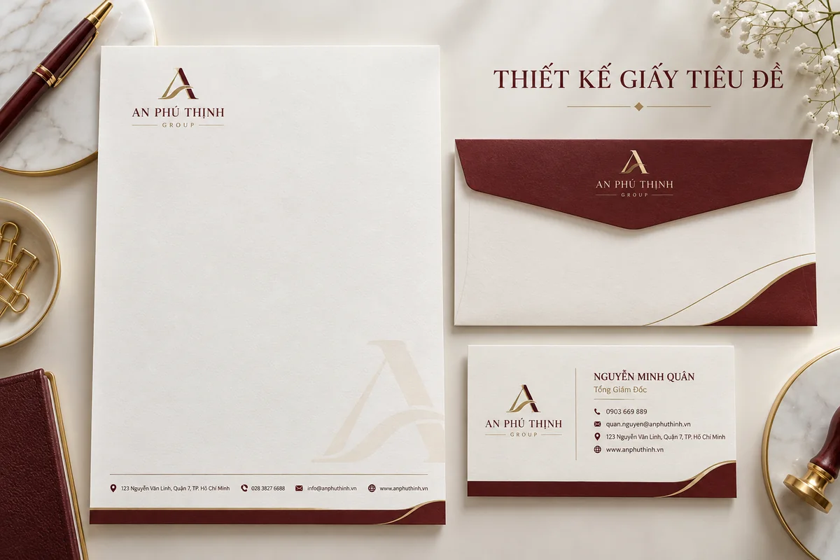 Thiết kế giấy tiêu đề đẳng cấp: Nghệ thuật tạo ấn tượng – ảnh chụp thực tế