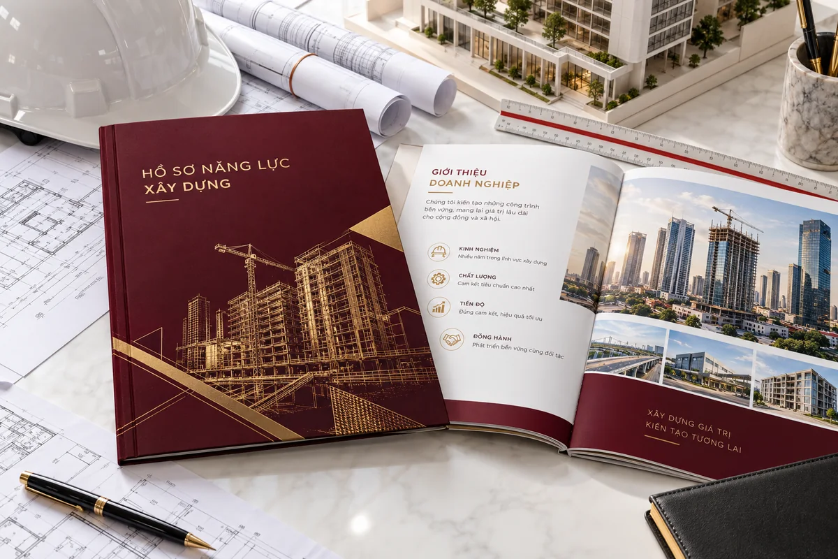 5 lý do bạn nên in hồ sơ năng lực xây dựng ngay hôm nay – ảnh chụp thực tế