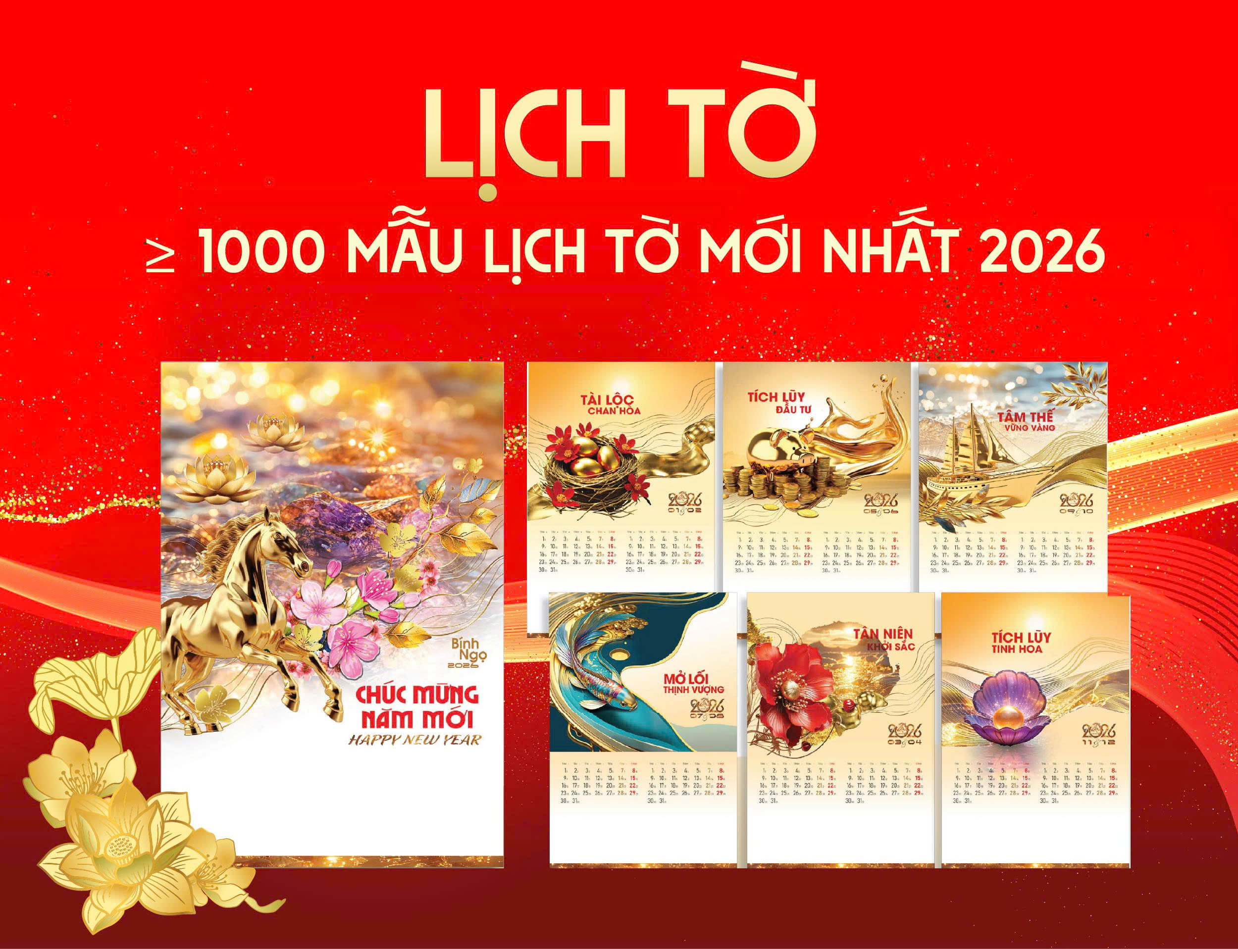 In Lịch Tết 2026 40 lich to