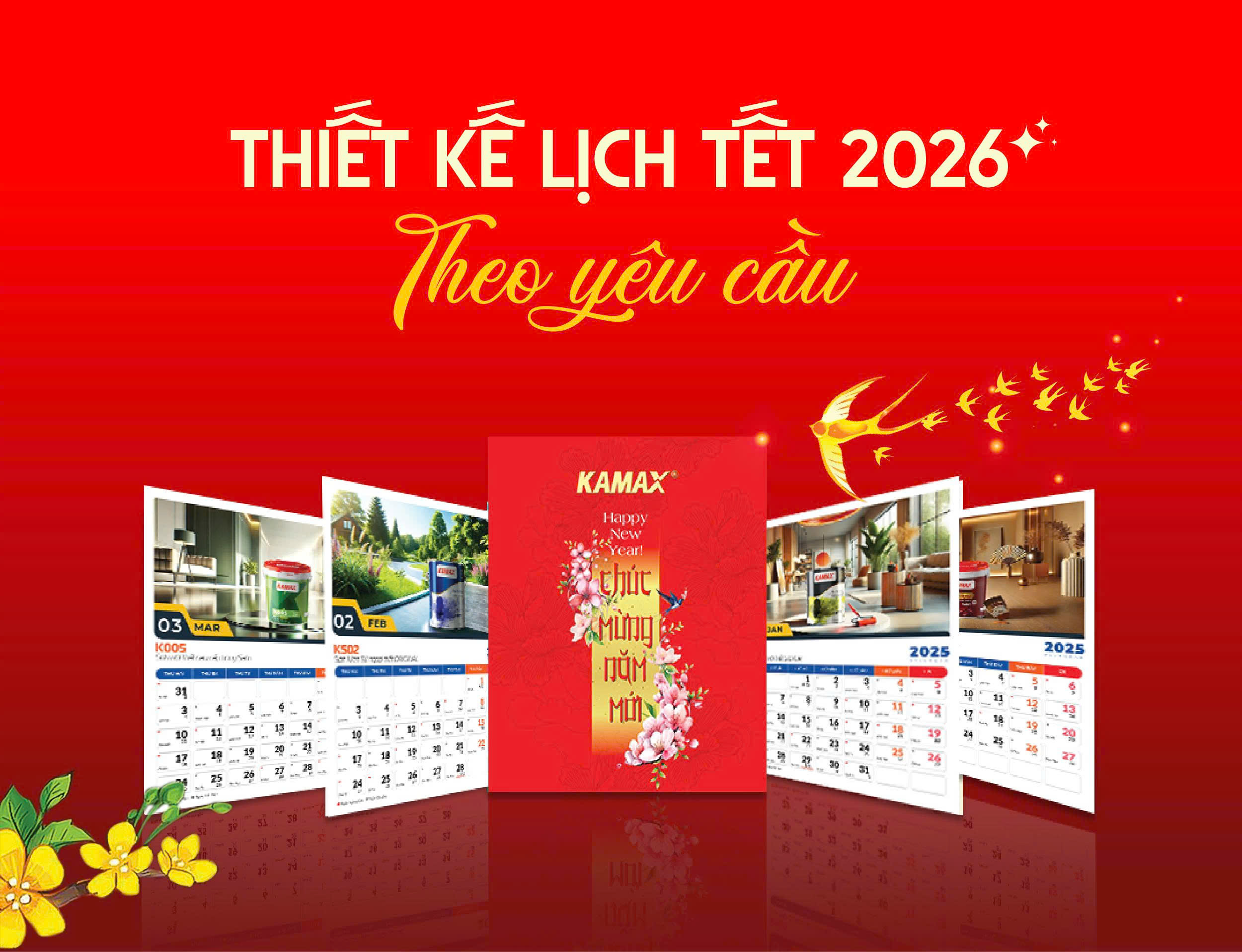 In Lịch Tết 2026 38 lịch độc quyền