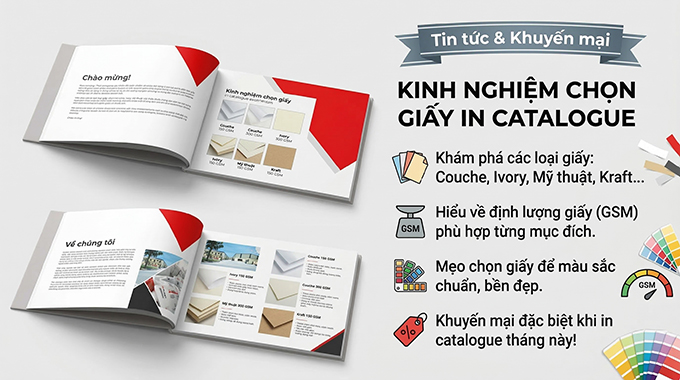 Kinh Nghiệm Chọn Giấy In Catalogue Đẹp, Giá Tốt Nhất 2026