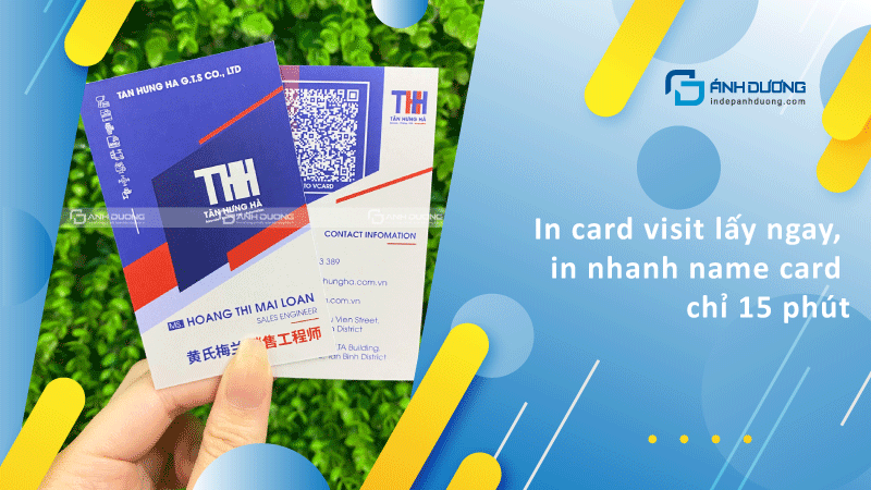 in card visit lay ngay