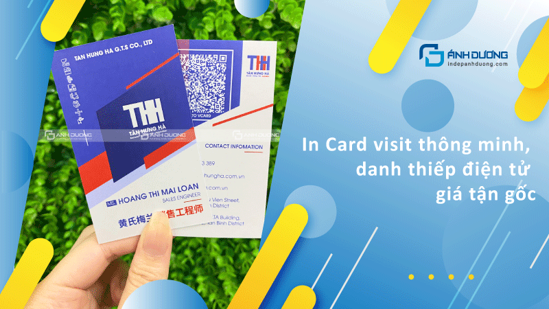 in card visit thong minh