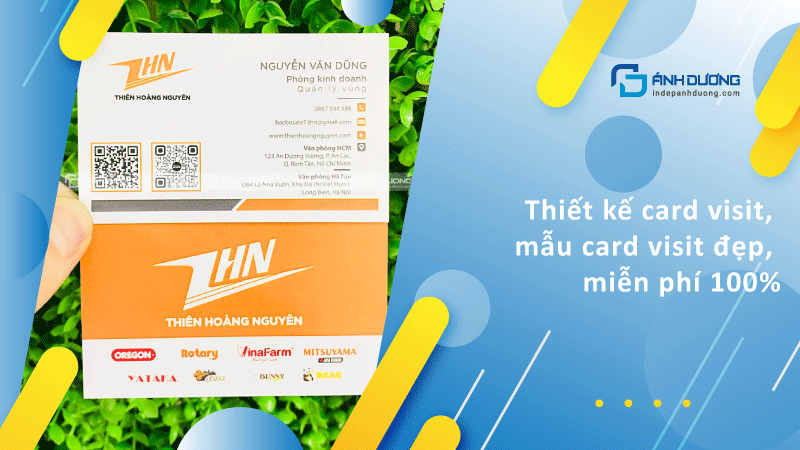 thiet ke card visit