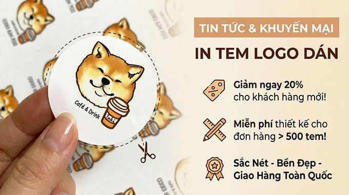 In tem logo dán: "Chiếc áo" định danh thương hiệu chỉ trong một nốt nhạc