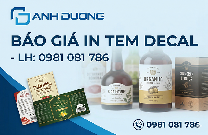 Báo Giá In Tem Decal 2026: 5 Bí Quyết Tiết Kiệm Tối Đa Chi Phí