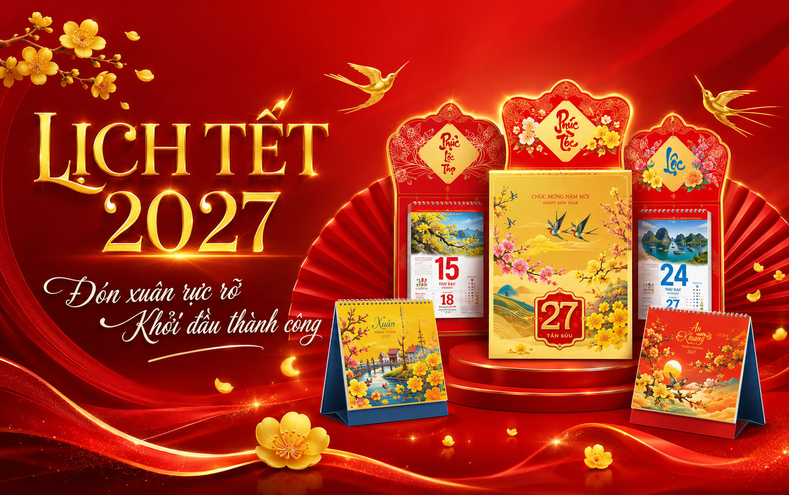 in lịch tết