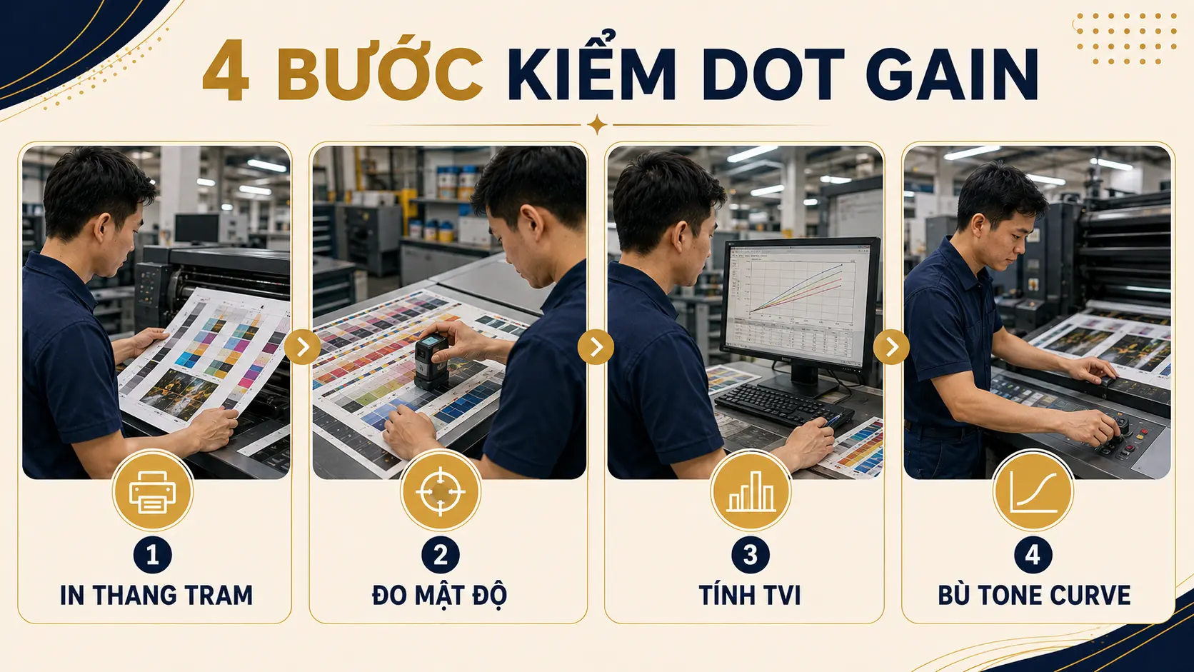 Quy trình đo TVI bằng control strip theo từng kênh