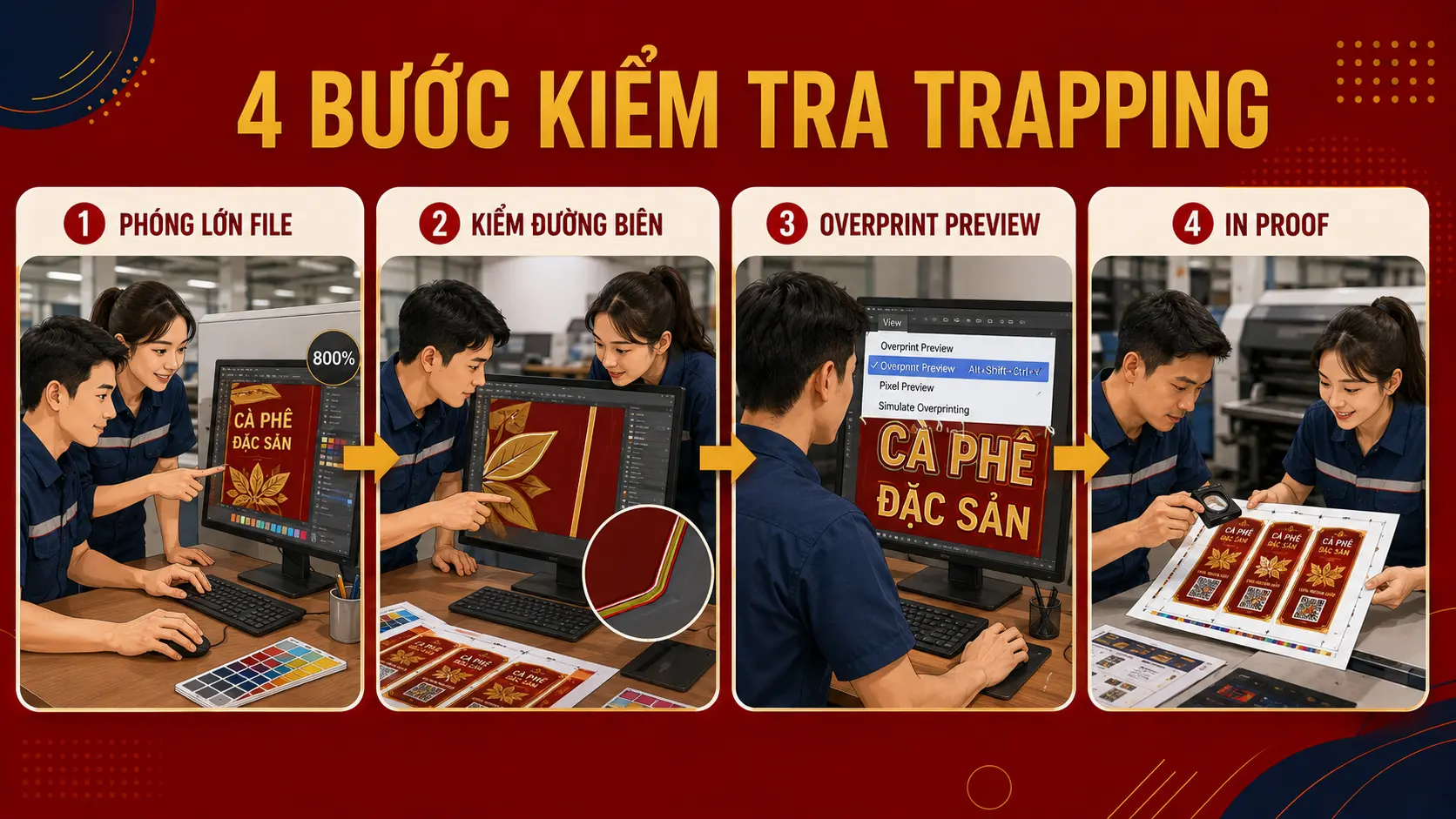Quy trình kiểm trapping và separations trước in