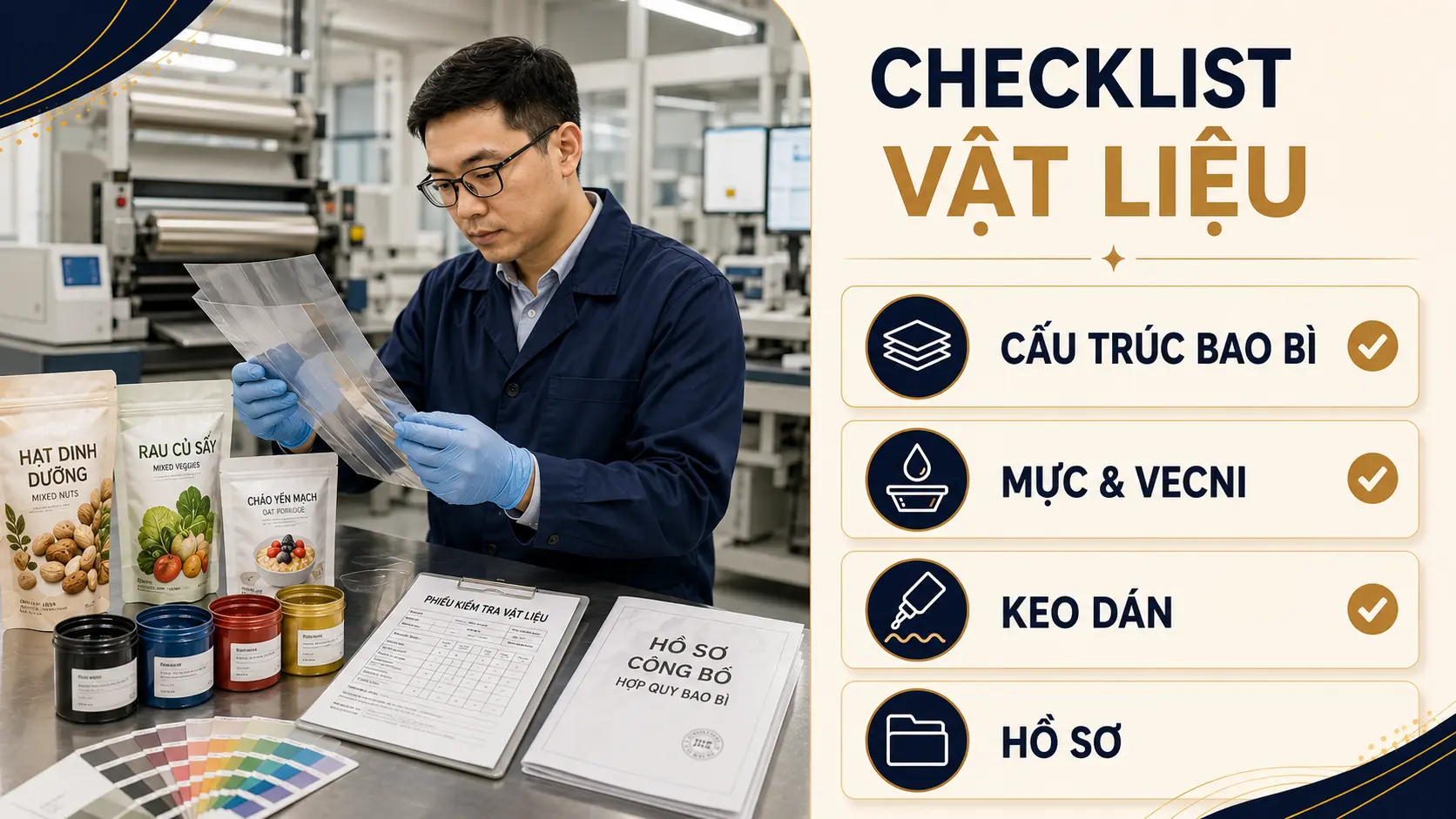 Hồ sơ bao bì thực phẩm theo loại thực phẩm điều kiện và thị trường