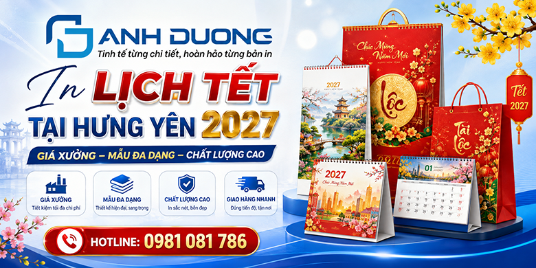 In Lịch Tết Hưng Yên: Tôn Vinh Văn Hóa và Di Sản Địa Phương