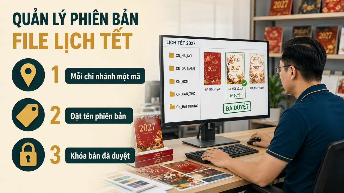 Quản lý phiên bản file lịch Tết - hướng dẫn thực tế