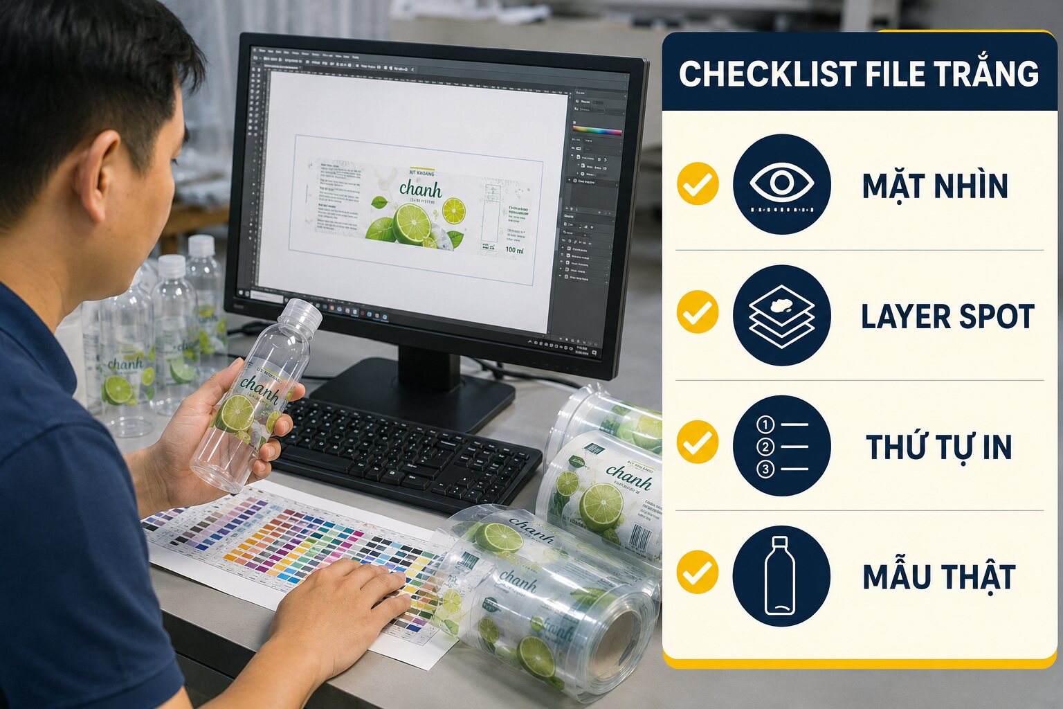 Checklist làm file mực trắng cho decal trong