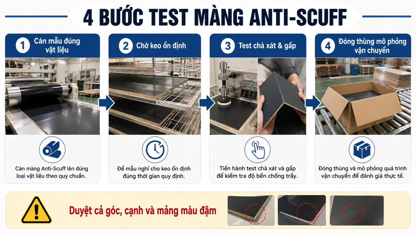 Màng anti-scuff: Giải pháp chống trầy cho bao bì màu đậm 2 So sánh màng mờ thường và màng anti-scuff cho bao bì