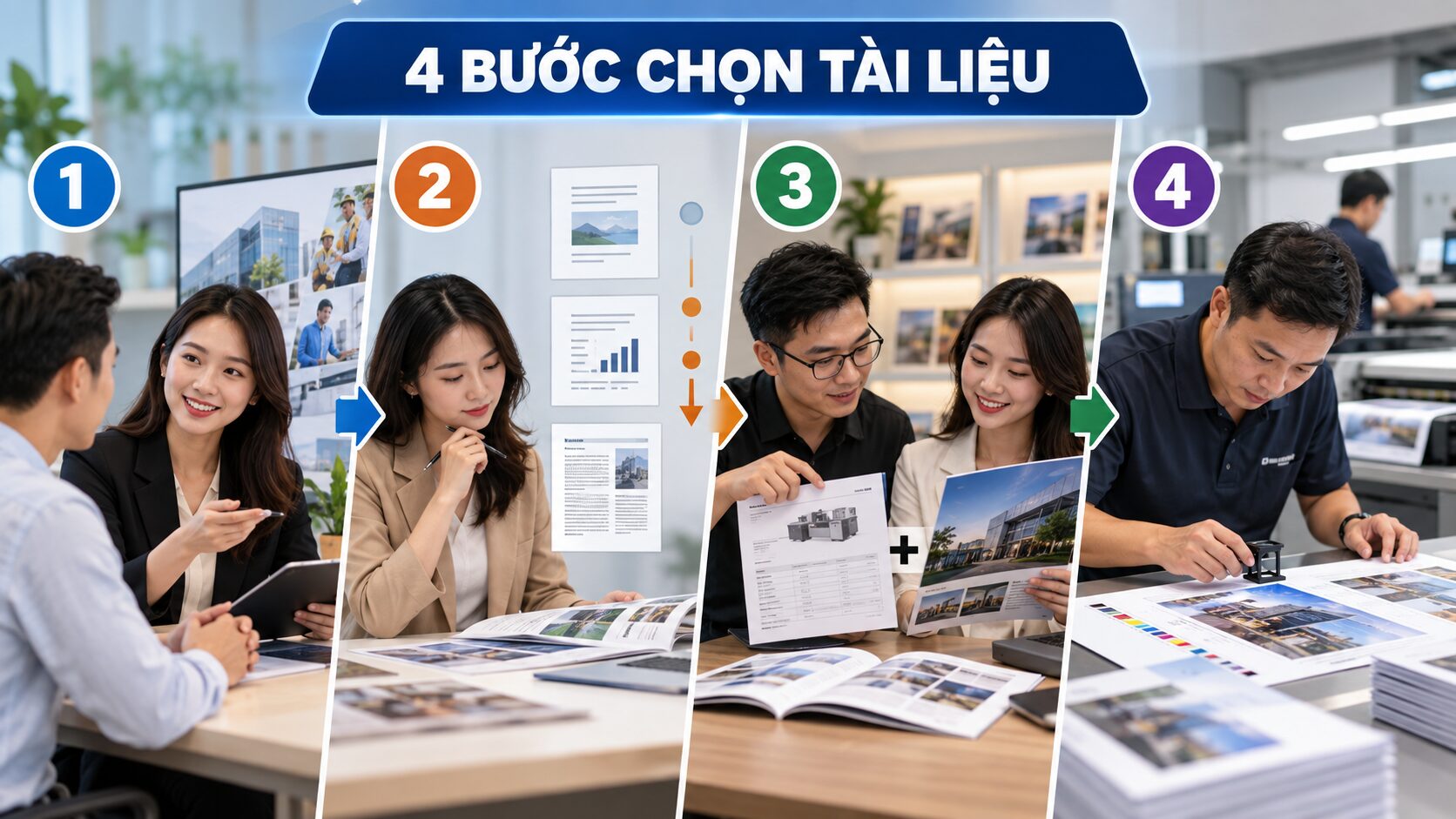 Datasheet và catalogue khác nhau: Chọn tài liệu B2B phù hợp 3 Bốn bước xác định người đọc chọn độ sâu kết hợp và proof tài liệu B2B