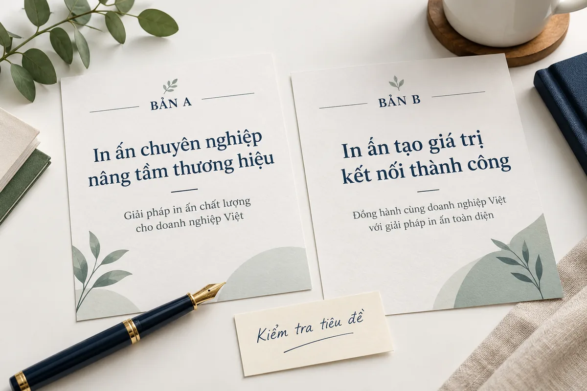 3 Nguyên tắc tạo headlines cực hay 3 Hai bản nháp để đối chiếu tiêu đề