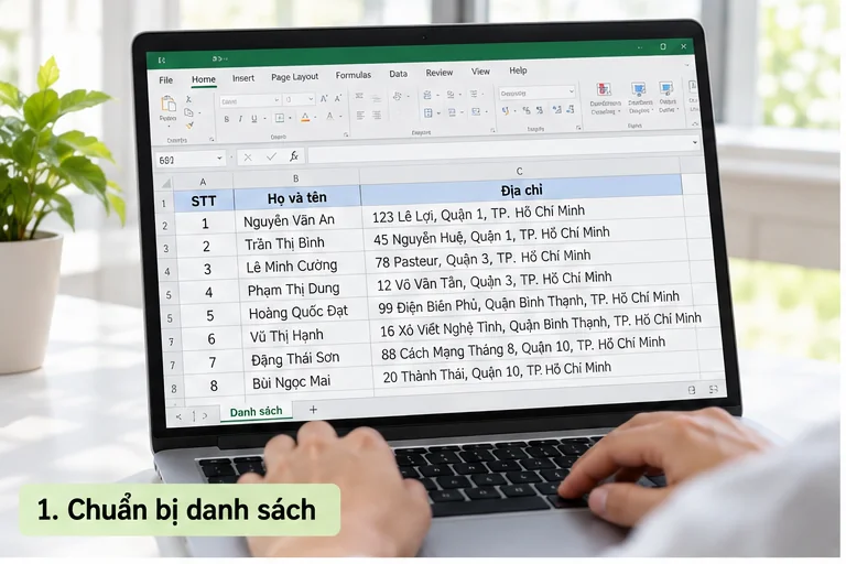 Ảnh đại diện: Cách in phong bì bằng excel nhanh chóng